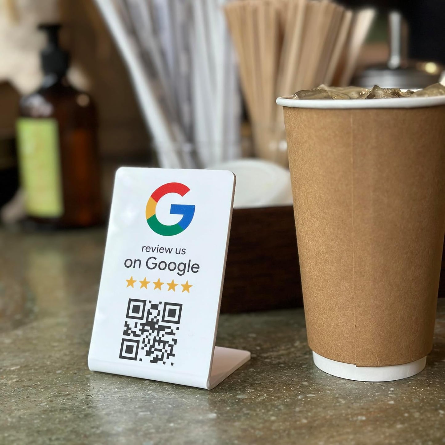 NFC Google Card Review Stand
